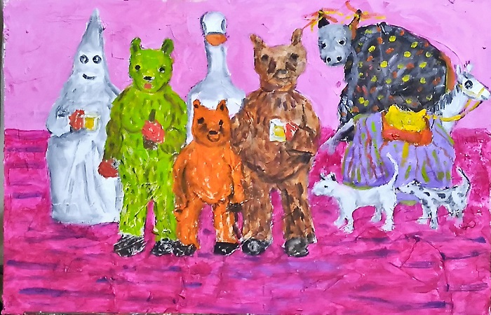 Título reúne fotografias e pinturas de Lemos sobre os tradicionais personagens da cultura popular pernambucana (Divulgação) Título reúne fotografias e pinturas de Lemos sobre os tradicionais personagens da cultura popular pernambucana (Divulgação)