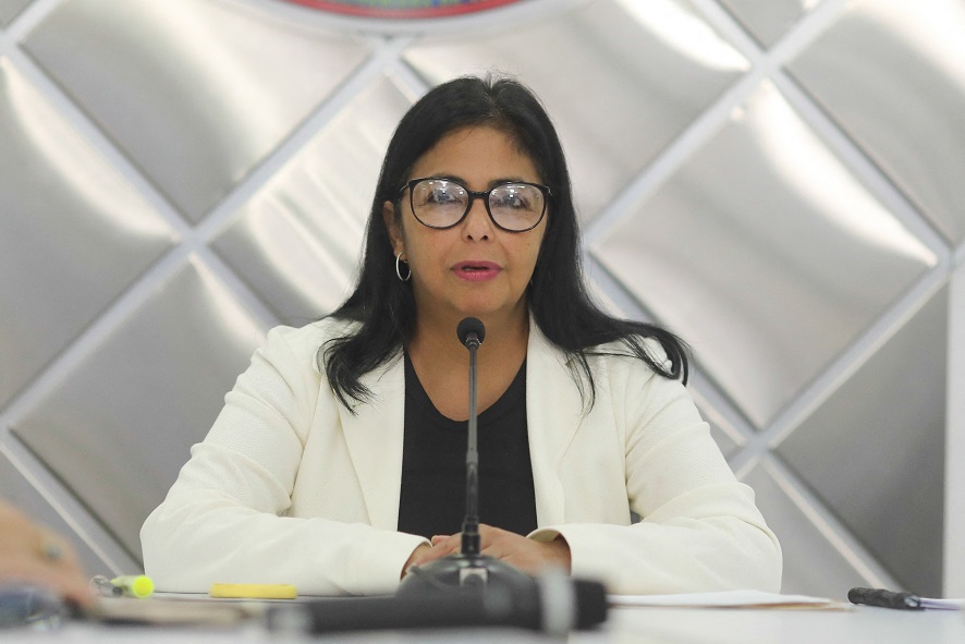 Vice-presidente da Venezuela, Delcy Rodriguez (Foto: Venezuelan Presidency / AFP) Vice-presidente da Venezuela, Delcy Rodriguez (Foto: Venezuelan Presidency / AFP)