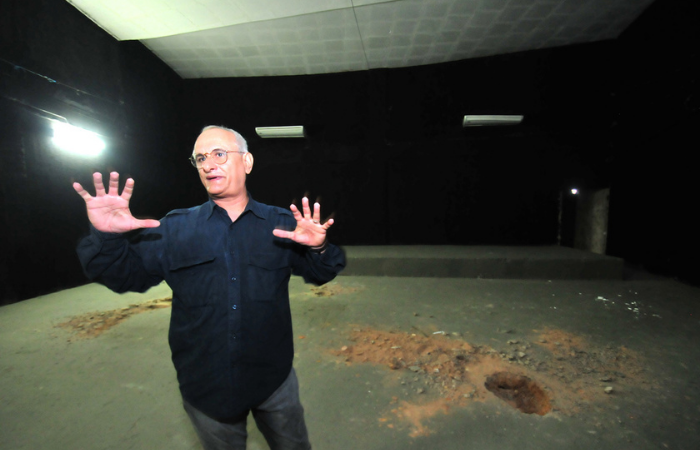 O professor Paulo Cunha no primeiro dia da obra, em 17 de julho de 2014 (Foto: Acervo Pessoal) O professor Paulo Cunha no primeiro dia da obra, em 17 de julho de 2014 (Foto: Acervo Pessoal)