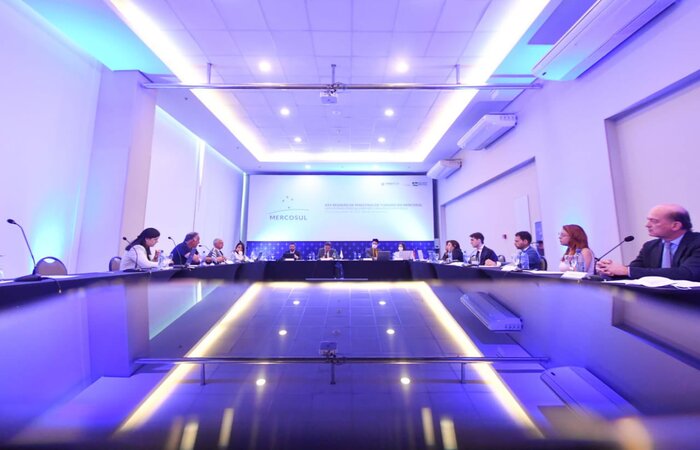 Evento marca a retomada da reunião presencial entre os ministros após o início da pandemia (Roberto Castro/MTur)