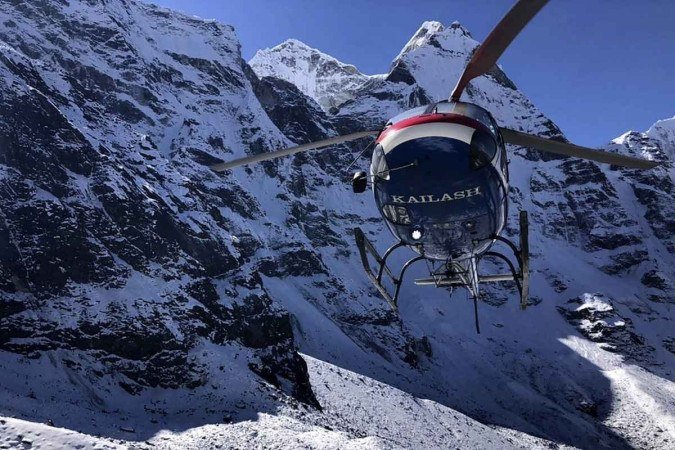 (Foto: Kailash Helicopter Services / AFP) (Foto: Kailash Helicopter Services / AFP)