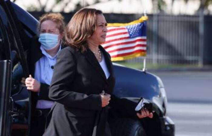 A vice-presidente dos Estados Unidos, Kamala Harris, passará cinco dias em Paris para buscar uma reconciliação com o governo francês
(Foto: EVELYN HOCKSTEIN) A vice-presidente dos Estados Unidos, Kamala Harris, passará cinco dias em Paris para buscar uma reconciliação com o governo francês
(Foto: EVELYN HOCKSTEIN)