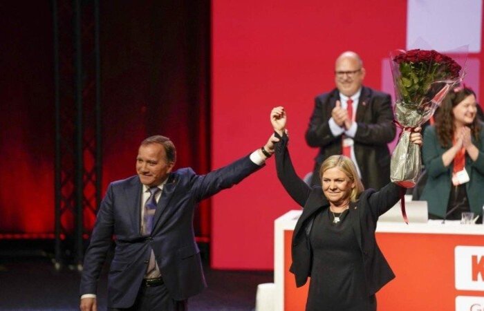 Após sete anos no cargo, o líder social-democrata se viu enfraquecido por uma crise política em meados de 2021
(Foto: Bjorn LARSSON ROSVALL / TT News Agency / AFP) Após sete anos no cargo, o líder social-democrata se viu enfraquecido por uma crise política em meados de 2021
(Foto: Bjorn LARSSON ROSVALL / TT News Agency / AFP)