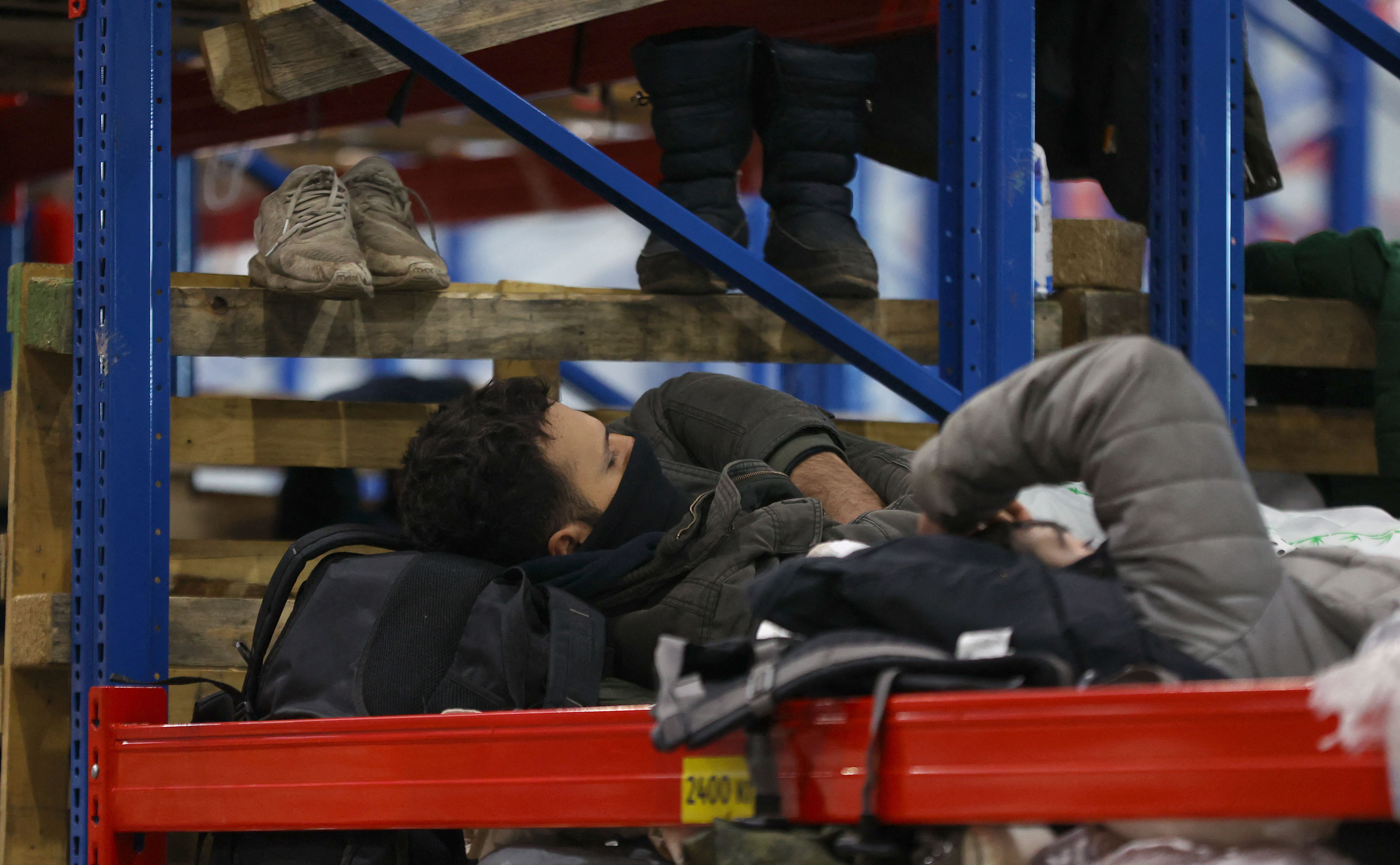 (Imigrantes na fronteira Belarus-Polônia. Foto: Andrei Pokumeiko / BELTA / AFP) (Imigrantes na fronteira Belarus-Polônia. Foto: Andrei Pokumeiko / BELTA / AFP)