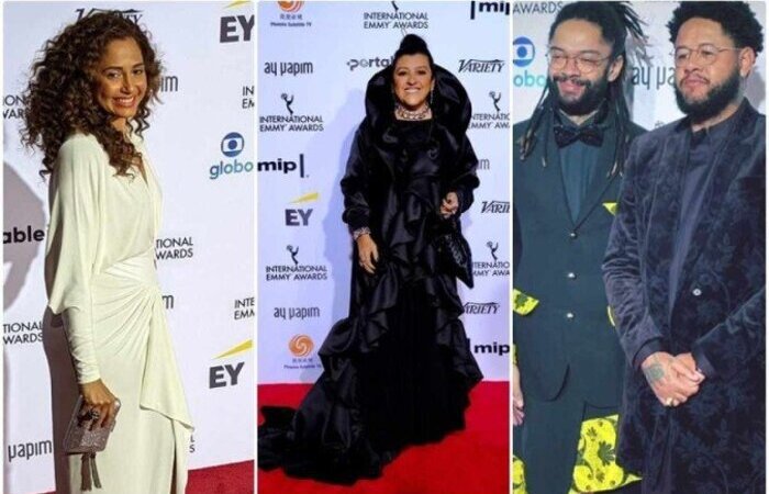 O Brasil foi o segundo país com maior número de indicações, atrás somente da Inglaterra, grande vencedora da noite (Foto: International Emmy Awards/Divulgação - Luiz C. Ribeiro/ Globo - Reprodução/Instagram/@emicida) O Brasil foi o segundo país com maior número de indicações, atrás somente da Inglaterra, grande vencedora da noite (Foto: International Emmy Awards/Divulgação - Luiz C. Ribeiro/ Globo - Reprodução/Instagram/@emicida)