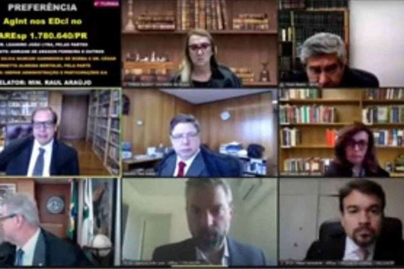 (Ministro pede para que advogado saia da sessão. Foto: REDES/REPRODUÇÃO) (Ministro pede para que advogado saia da sessão. Foto: REDES/REPRODUÇÃO)