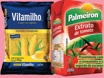  (Extrato de tomate Palmeiron e farinha de milho Vitamilho lideram preferncia dos consumidores. Foto: Divulgao)