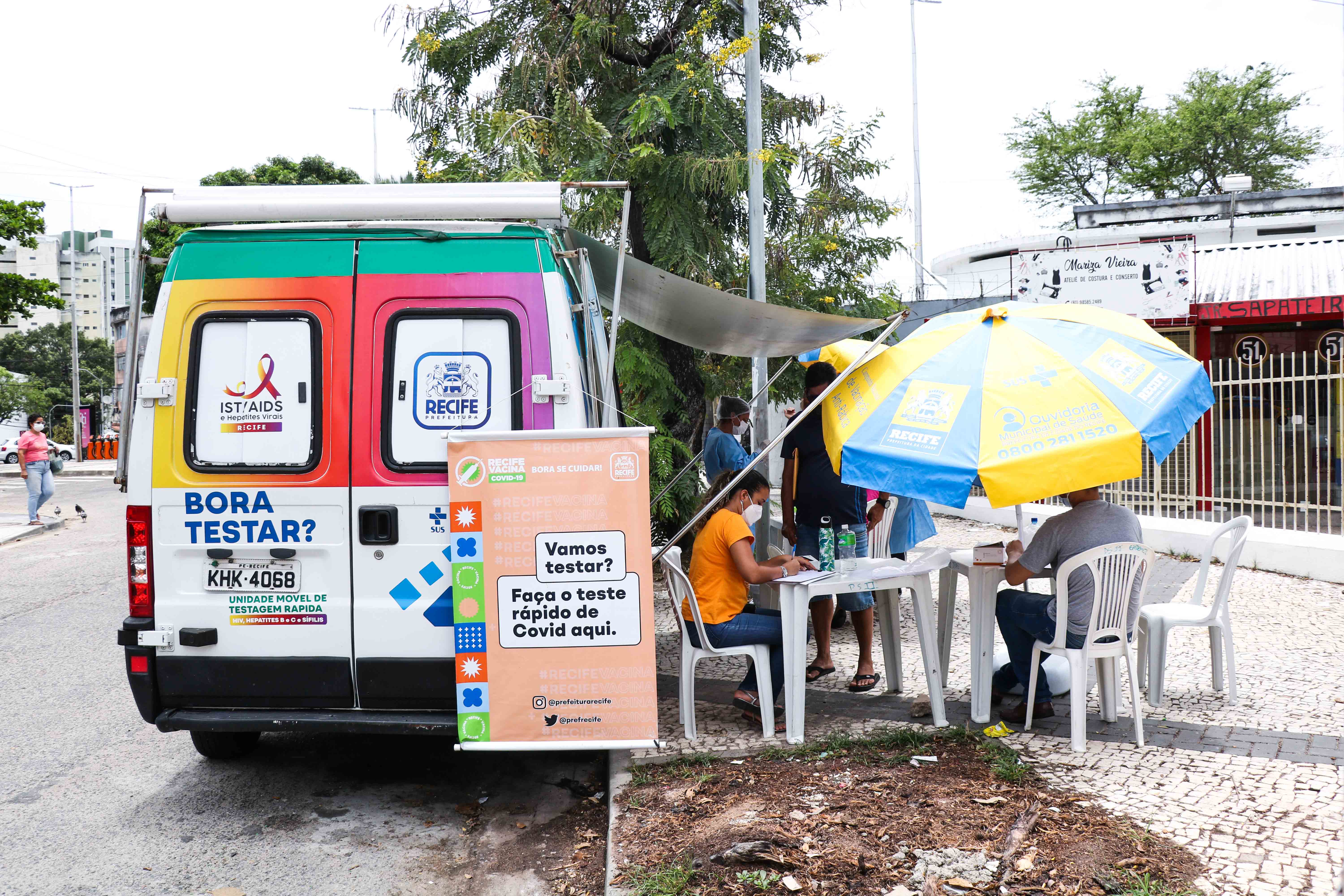 At agora, 26.185 testes foram aplicados em 73 localidades, com ndice de positividade de 5,7% do total de pessoas examinadas.
 (IKAMAH / SECRETARIA DE SADE DO RECIFE)