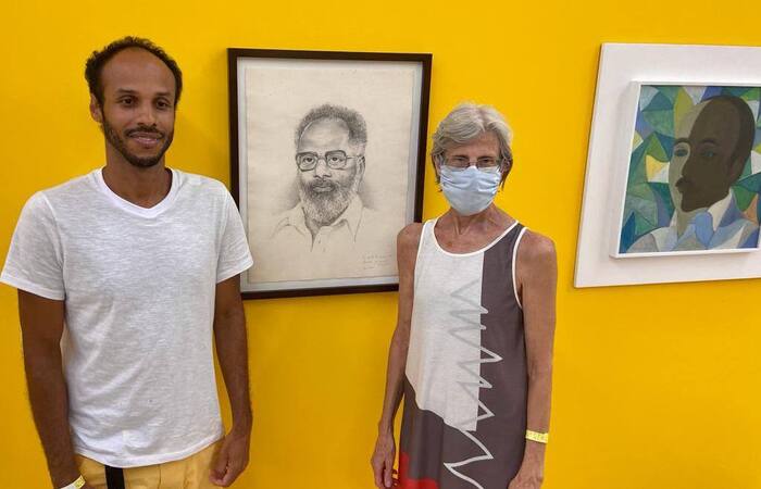 Julio Menezes e Elisa Larkin ajudaram a tornar real o sonho de Abdias por uma sede da arte negra. (Rodolfo Bourbon/DP)