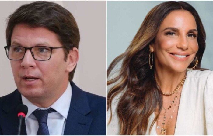 Por meio de suas redes sociais, o secretrio chegou a dizer que Ivete  "escrava dos caprichos da elite artstica arrogante" (Foto: Roberto Castro-MTur / Rafa Mattei-Divulgao Multishow / Montagem)