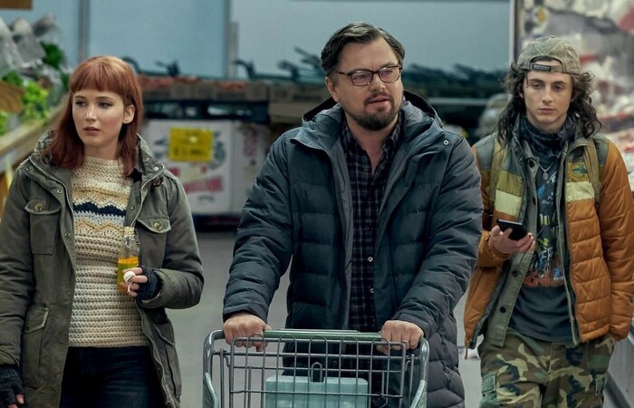(Sucesso da Netflix dirigido por Adam McKay, "Não Olhe para Cima" é uma das estreias da semana do Cinema da Fundação na sala do Derby. Foto: Netflix / Divulgação. ) (Sucesso da Netflix dirigido por Adam McKay, "Não Olhe para Cima" é uma das estreias da semana do Cinema da Fundação na sala do Derby. Foto: Netflix / Divulgação. )