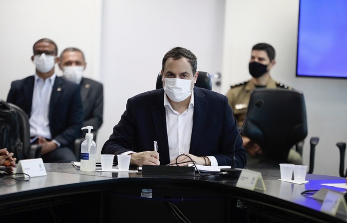 (Governo do Estado garantiu que a preservação da saúde da população é prioridade. Fotos: Heudes Regis/SEI.) (Governo do Estado garantiu que a preservação da saúde da população é prioridade. Fotos: Heudes Regis/SEI.)