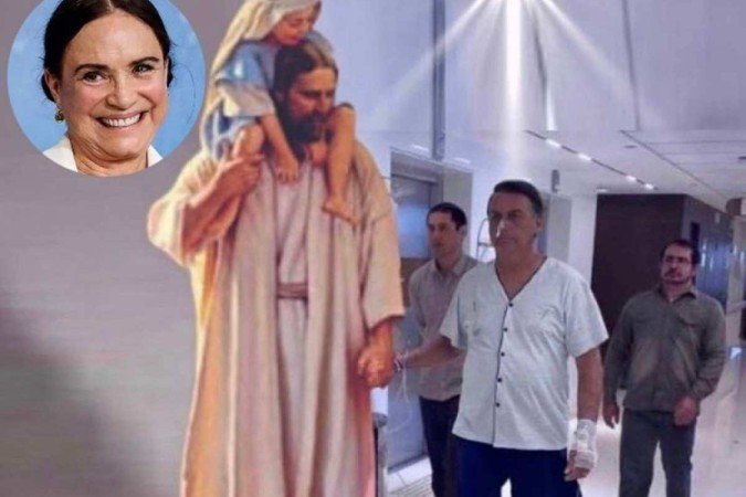 (Foto: Reprodução/Instagram @reginaduarte / Montagem) (Foto: Reprodução/Instagram @reginaduarte / Montagem)