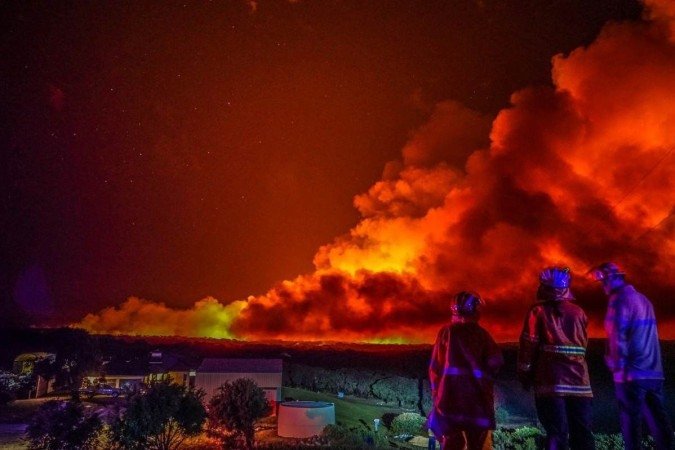 (Foto: Sean BLOCKSIDGE / WESTERN AUSTRALIA DEPARTMENT OF FIRE AND EMERGENCY SERVICES / AFP) (Foto: Sean BLOCKSIDGE / WESTERN AUSTRALIA DEPARTMENT OF FIRE AND EMERGENCY SERVICES / AFP)