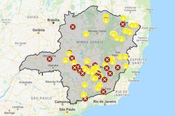 (Autoridades pedem que motoristas só passem pelas estradas mineiras em caso de necessidades. Foto: CPRv/Divulgação) (Autoridades pedem que motoristas só passem pelas estradas mineiras em caso de necessidades. Foto: CPRv/Divulgação)