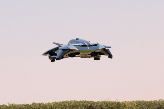  (Carro Voador, Volar, da empresa britânica Bellwether, levanta voo em testes com protótipo. Foto: Reprodução/Instagram @bellwether_industries)
