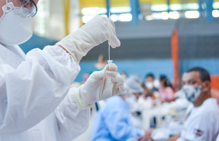  (Sero disponibilizados 600 testes por dia em cada centro de testagem. Foto: Arthur Souza/DP. )