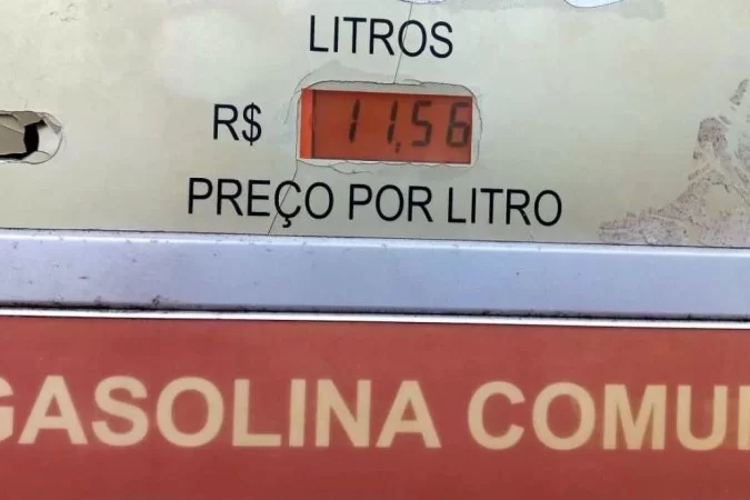 Já tem gasolina custando mais de R$ 11 no Brasil