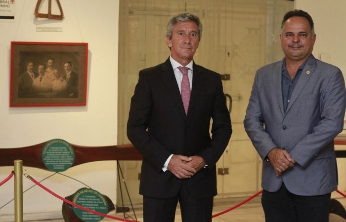 O embaixador frisou que o local funciona como acervo para novas gerações e pessoas de outras nacionalidades (Rômulo Chico/DP Foto) O embaixador frisou que o local funciona como acervo para novas gerações e pessoas de outras nacionalidades (Rômulo Chico/DP Foto)