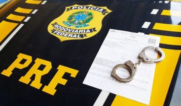 Mandado de prisão possuía validade até 2034.
 (PRF/Divulgação)