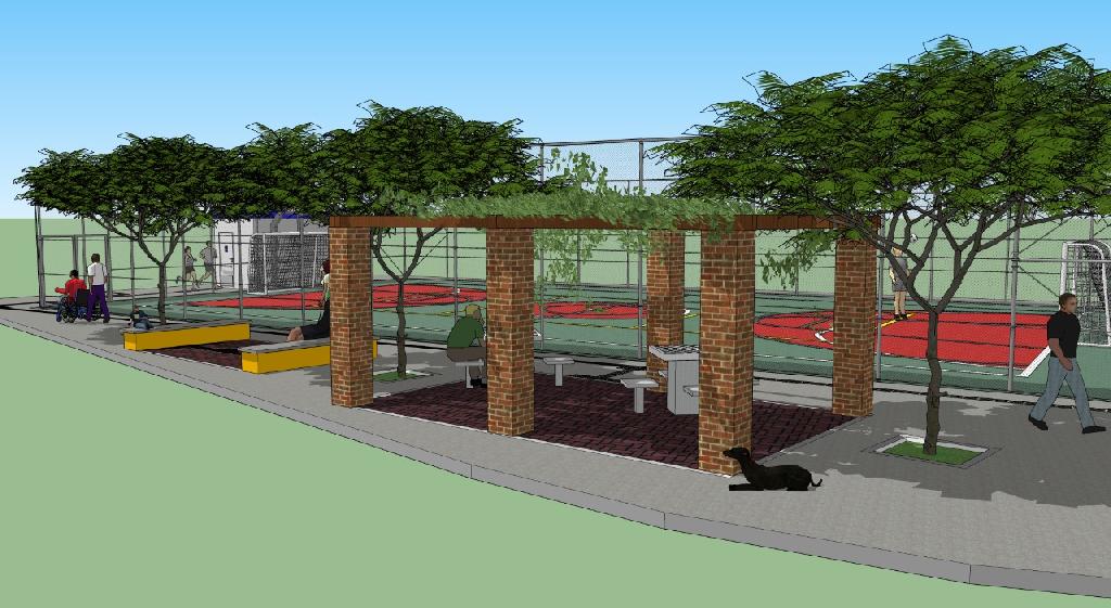 O intuito da reforma  melhorar as condies desse espao pblico,
proporcionando uma melhor estrutura para a populao desfrutar de atividades de lazer, prticas esportivas e exerccios fsicos. (PMP/Divulgao)