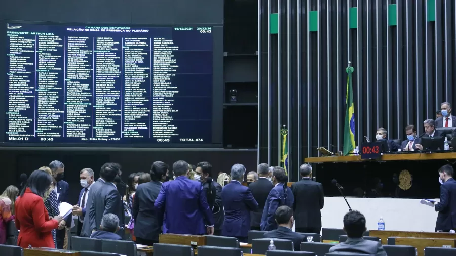  (Deputados avaliaram MP ligada ao Auxílio Brasil, editada em dezembro. Foto: Paulo Sergio/Câmara dos Deputados)