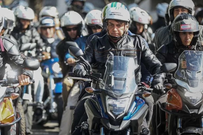 (Motociata em São Paulo, em abril, custou R$ 1 milhão aos cofres públicos. Foto: FILIPE ARAUJO/AFP) (Motociata em São Paulo, em abril, custou R$ 1 milhão aos cofres públicos. Foto: FILIPE ARAUJO/AFP)