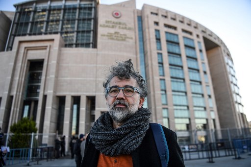 Erol Onderoglu, representante na Turquia dos Repórteres Sem Fronteiras (RSF) (Foto: OZAN KOSE / AFP)