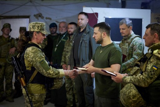(Foto: Handout / UKRAINE PRESIDENCY / AFP) (Foto: Handout / UKRAINE PRESIDENCY / AFP)