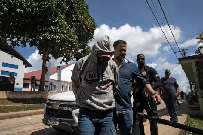 (Segundo delegado, Jeferson da Silva Lima participou desde a emboscada de Bruno Pereira e Dom Phillips até a ocultação dos corpos na região do Vale do Javari. Foto: João Laet / AFP)