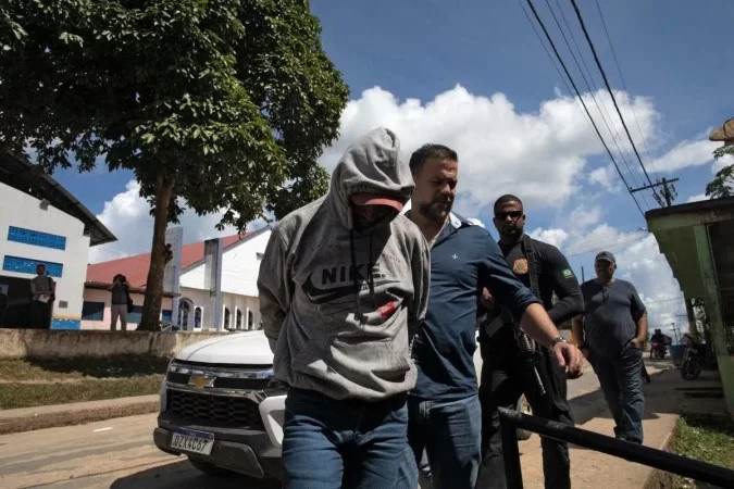  (Segundo delegado, Jeferson da Silva Lima participou desde a emboscada de Bruno Pereira e Dom Phillips at a ocultao dos corpos na regio do Vale do Javari. Foto: Joo Laet / AFP)