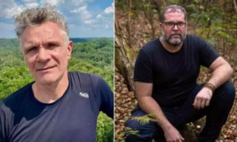 Dom Phillips e Bruno Pereira foram mortos quando viajavam pelo interior do Amazonas (Foto: Divulgação) Dom Phillips e Bruno Pereira foram mortos quando viajavam pelo interior do Amazonas (Foto: Divulgação)