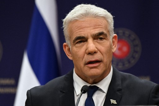 Yair Lapid, ministro israelense das Relações Exteriores. (Foto: OZAN KOSE / AFP) Yair Lapid, ministro israelense das Relações Exteriores. (Foto: OZAN KOSE / AFP)