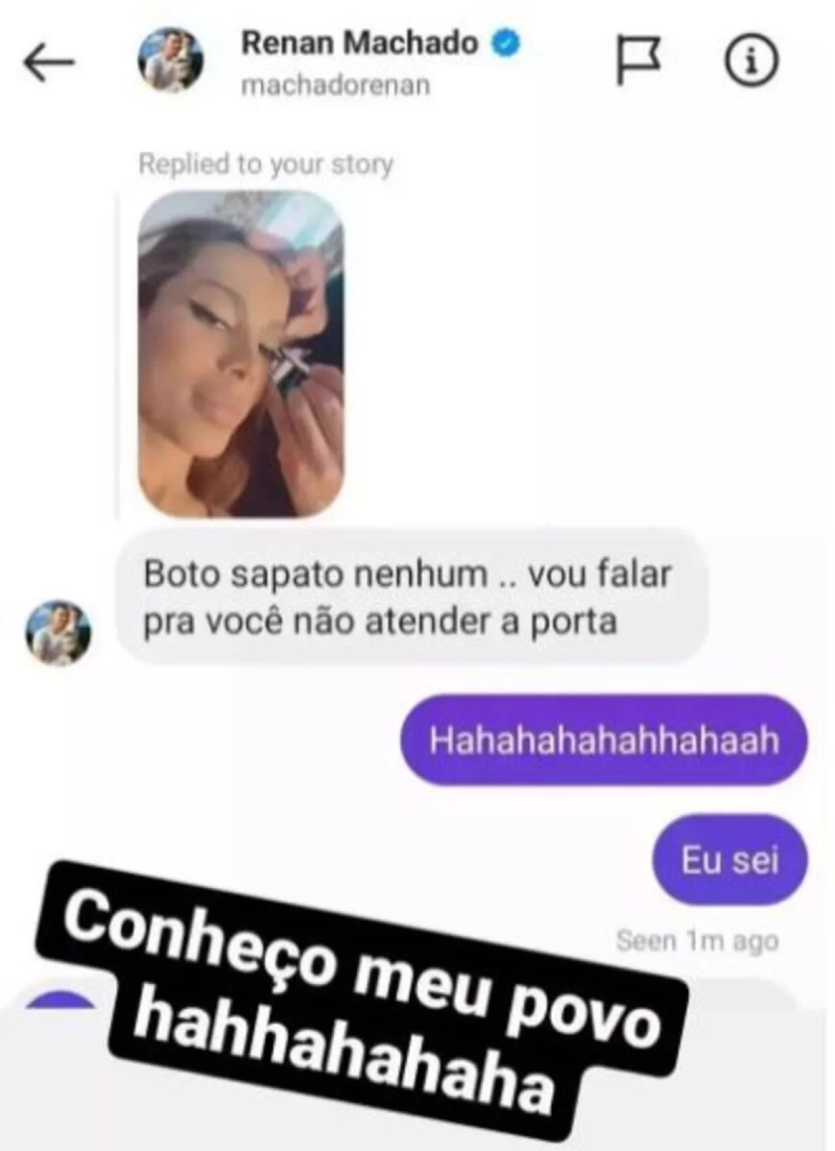 Anitta publicou print de conversa com seu irmão (Foto: Reprodução) Anitta publicou print de conversa com seu irmão (Foto: Reprodução)