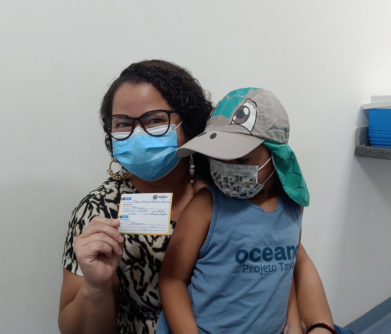 A vacinação em crianças de cinco a 11 anos, com a Pfizer infantil, continua a ser aplicada (Karol Vieira)