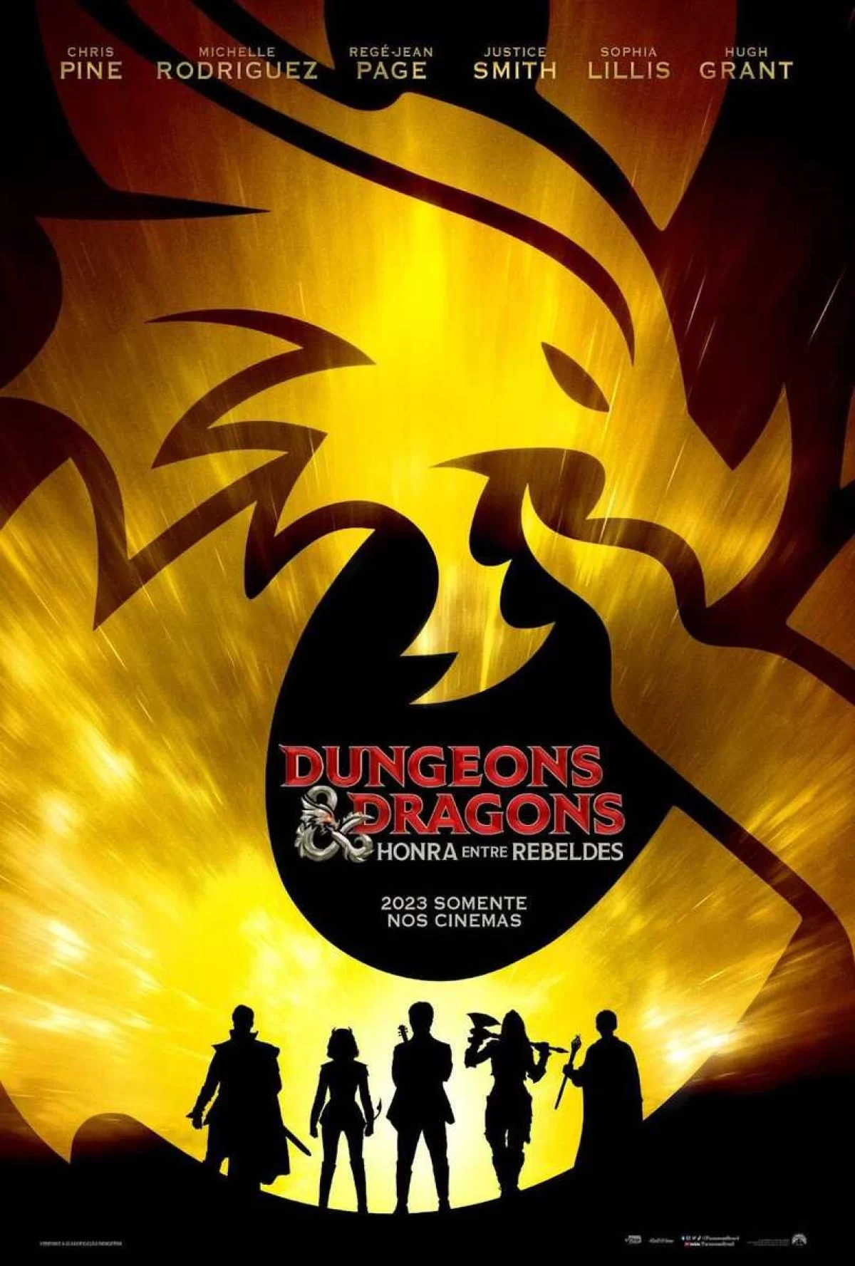 Pôster oficial de Dungeons &Dragons: Honra Entre Rebeldes -  (Foto: Paramount Pictures/Divulgação)
