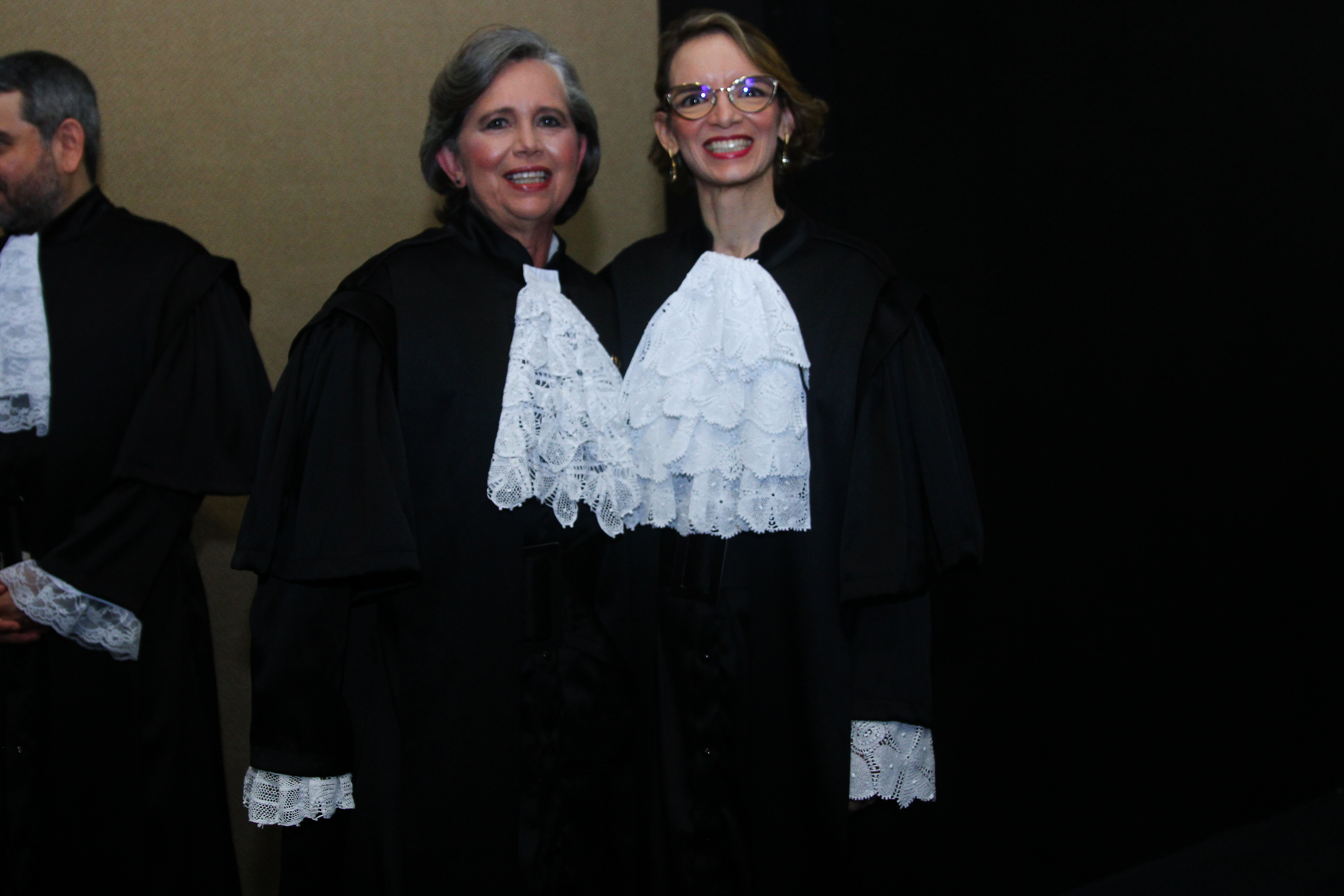 Germana de Oliveira Moraes e Joana Carolina Lins Pereira, respectivamente  (Sandy James/DP Foto)