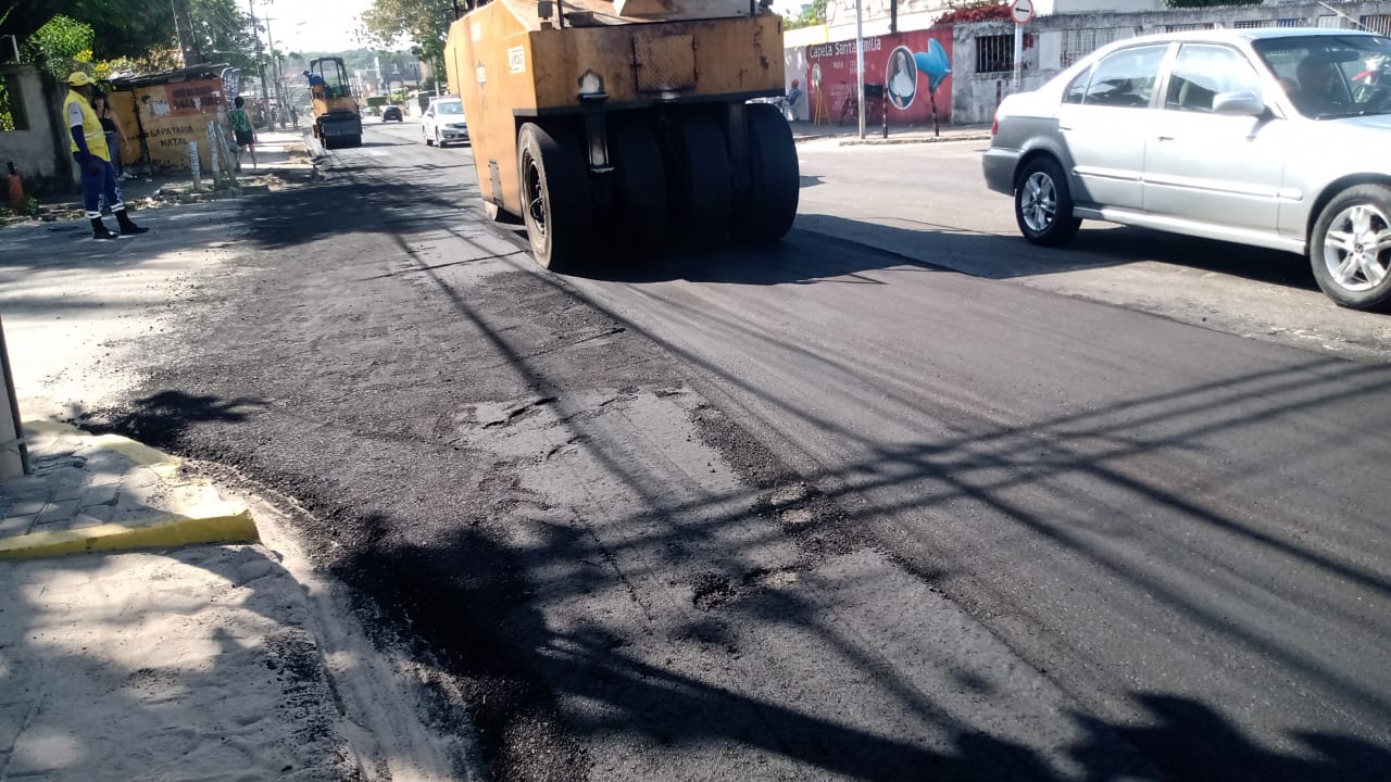 Interveno da Prefeitura de Olinda ser feita em 1,3 km de extenso (Fotos: PMO)