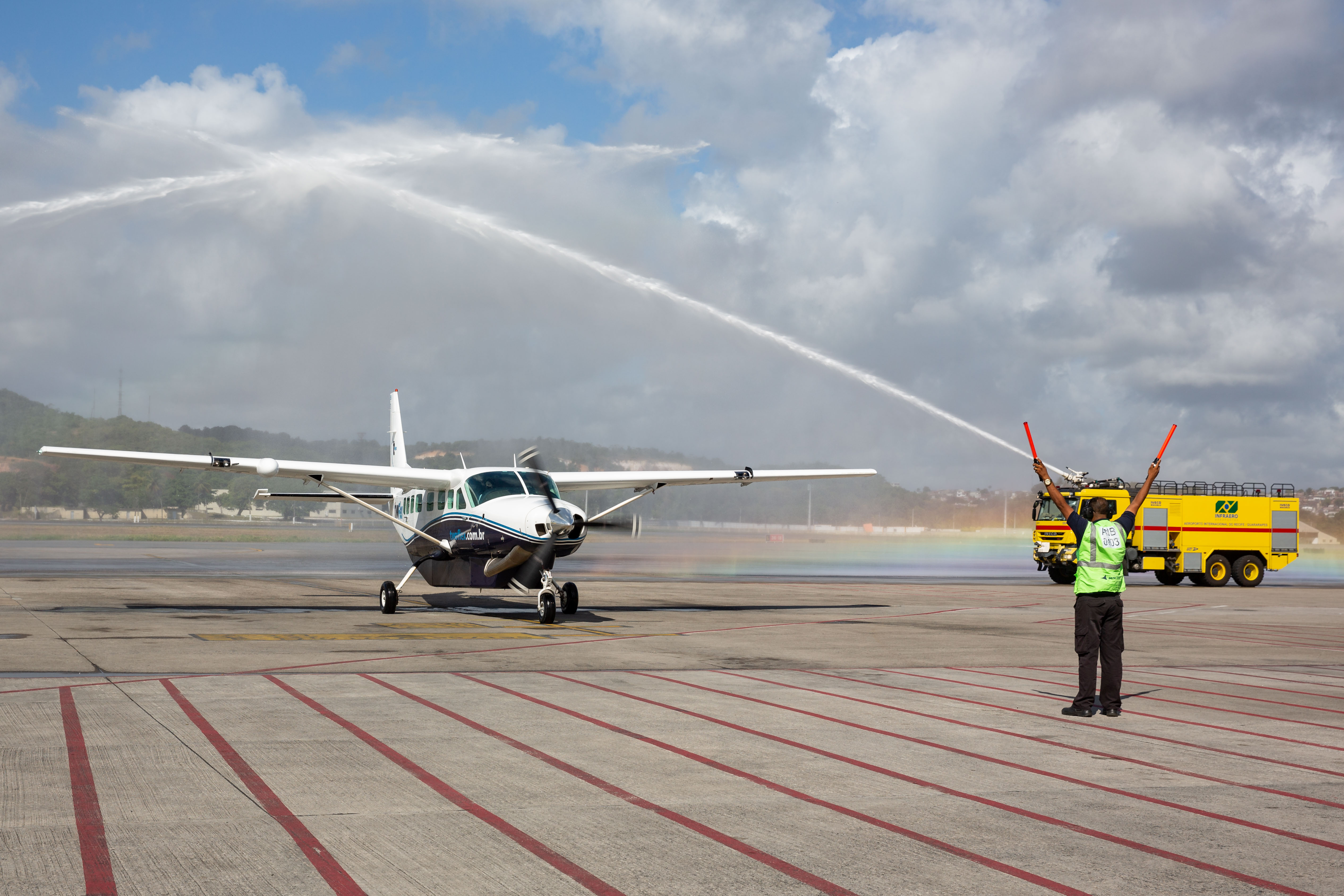Desde a inaugurao, j foram realizadas cerca de  quatro mil operaes de voos nas duas bases. (Foto: Srgio Bernardo/SEI)