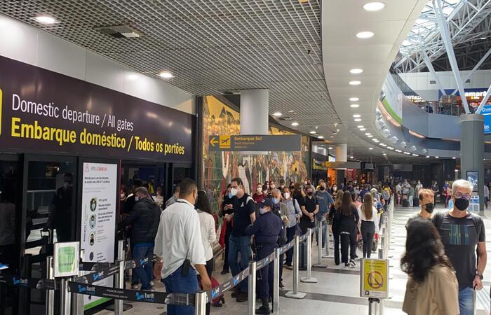 De janeiro a agosto, 7,2 milhões de passageiros passaram pelo terminal (Foto: Chico Andrade ) De janeiro a agosto, 7,2 milhões de passageiros passaram pelo terminal (Foto: Chico Andrade )