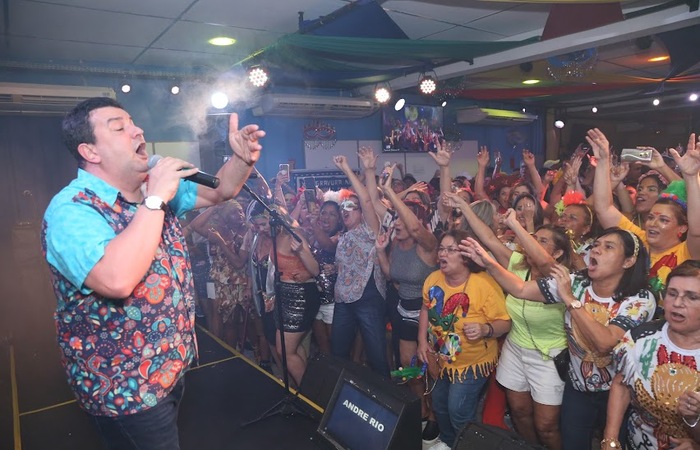 Andr Rio marca presena em outra temporada dos Ensaios do Carnaval (Crdito: Divulgao/Galo da Madrugada.)