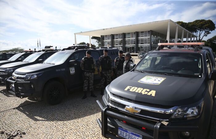 Efetivo reforçará policiamento ostensivo na Esplanada do Ministérios (Crédito: José Cruz/Agência Brasil)