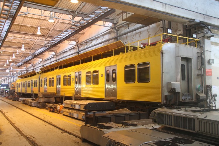 Parte externa do novo Trem de Lastro. (Gomak)