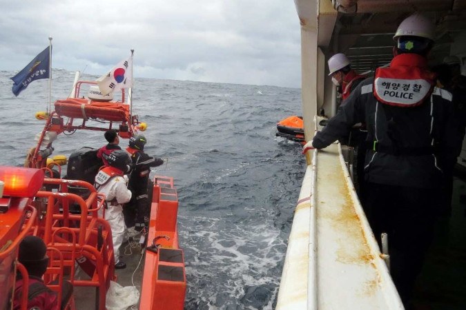  (Foto: Handout / KOREA COAST GUARD / AFP)