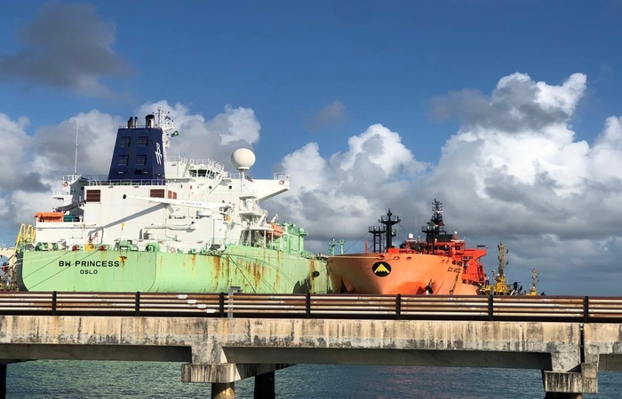 Operao foi realizada pela Interco em parceria com a companhia argentina Transportadora Gas del Sur (Divulgao/Suape)