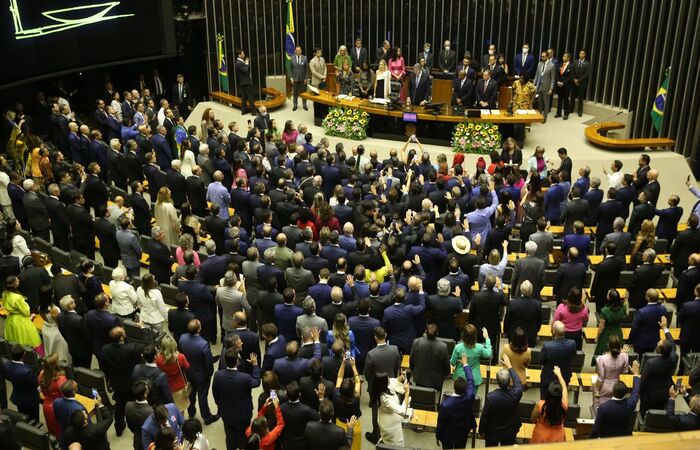 Votao ter incio com 257 deputados registrados no plenrio
 (Foto: Valter Campanato/Agncia Brasil)