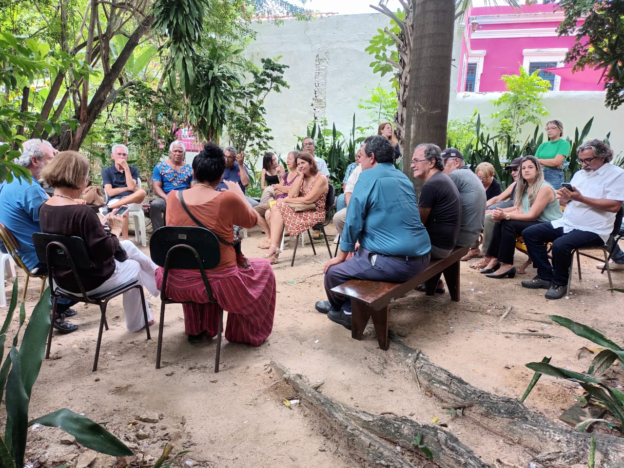 Espao est aberto para estudantes, moradores e quem quiser conhecer a histria da Marim dos Caets
 (FOTO: SDIVULGAO)