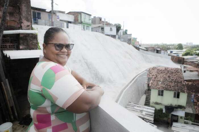 Com investimentos de R$ 1,1 milho, mais de 50 famlias moradoras da rea foram beneficiadas com os servios de conteno de encosta, drenagem e estabilizao (Foto: Wagner Ramos/PCR)