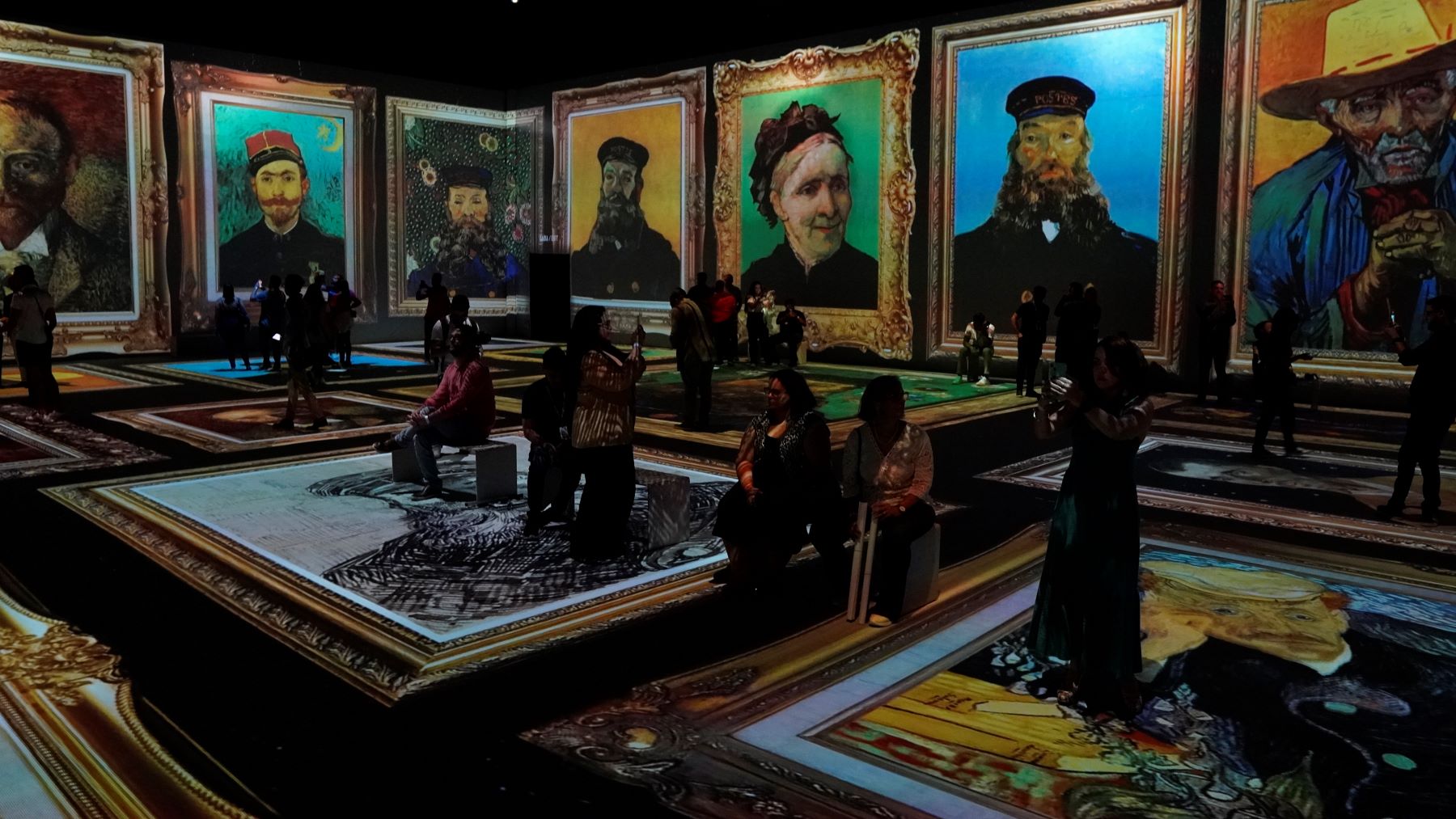 Mostra apresenta as obras do artista em resolução inédita 8K, por meio de tecnologia de última geração (Divulgação) Mostra apresenta as obras do artista em resolução inédita 8K, por meio de tecnologia de última geração (Divulgação)