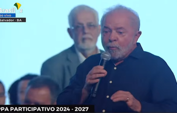 O presidente Lula também repetiu que não privatizará estatais como a Petrobras e os Correios (Crédito: Reprodução / TV Brasil)